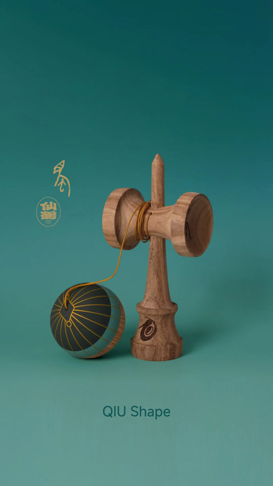 Crane Kendama "SHU" KENDAMA - 蚕(CAN) - QIU SHAPE