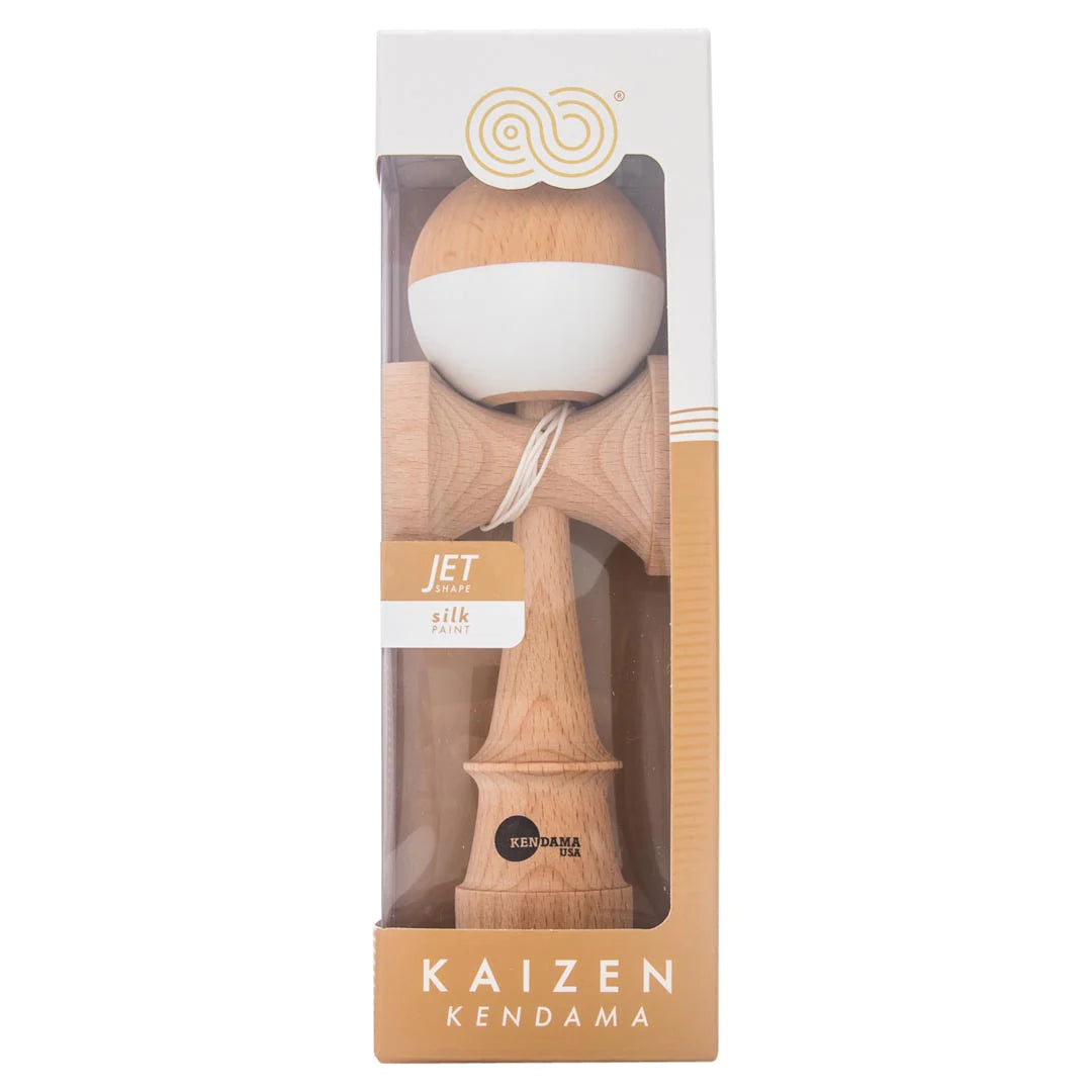 KENDAMA USA Improved Half - Nova Shape - Green & Black - Silk Painting
