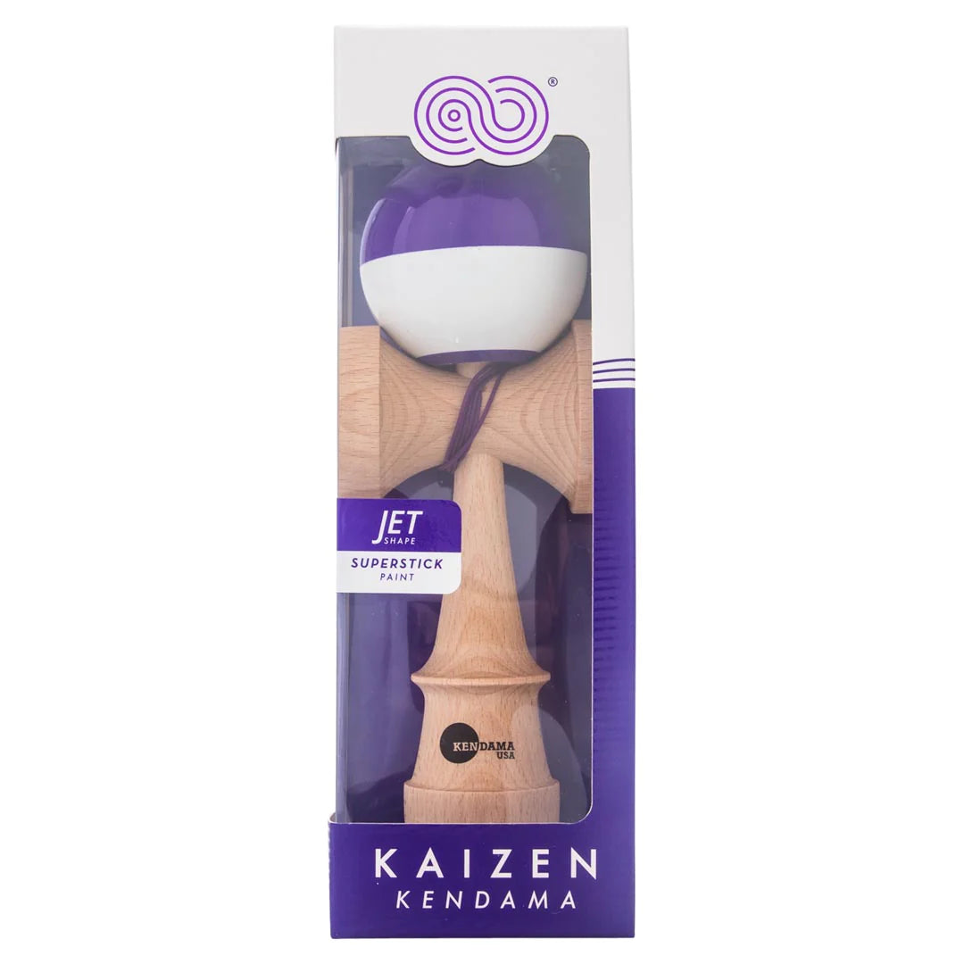 KENDAMA USA Improved Half - Nova Shape - Green & Black - Silk Painting