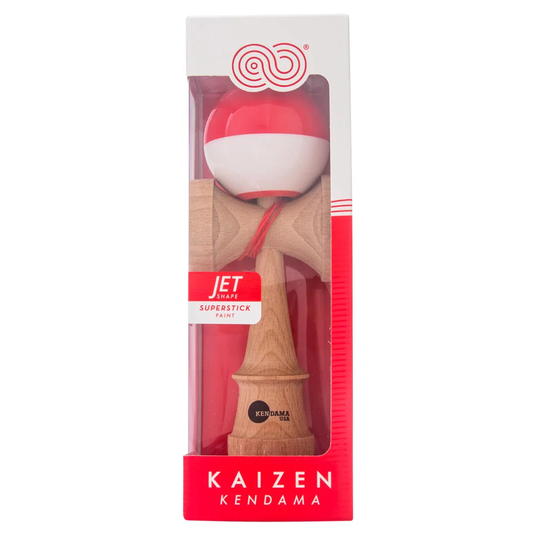 KENDAMA USA Improved Half - Nova Shape - Green & Black - Silk Painting