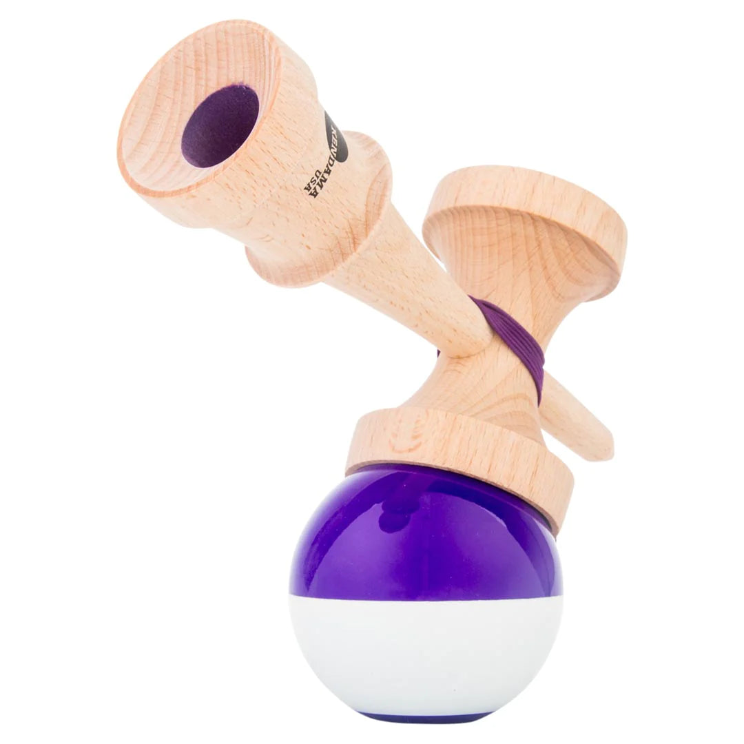 KENDAMA USA Improved Half - Nova Shape - Green & Black - Silk Painting