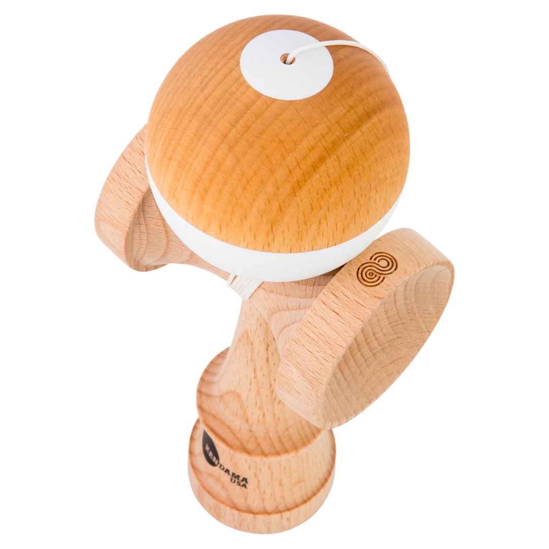 KENDAMA USA Improved Half - Nova Shape - Green & Black - Silk Painting