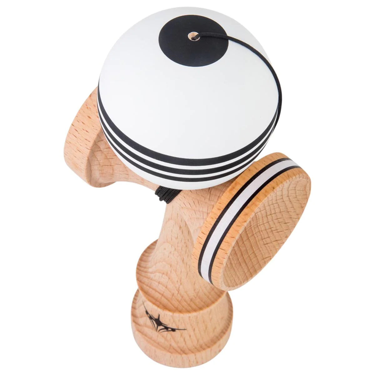KENDAMA USA 改善TRIPLE STRIPE -JETシェイプ - BLACK & WHITE - シルク塗装
