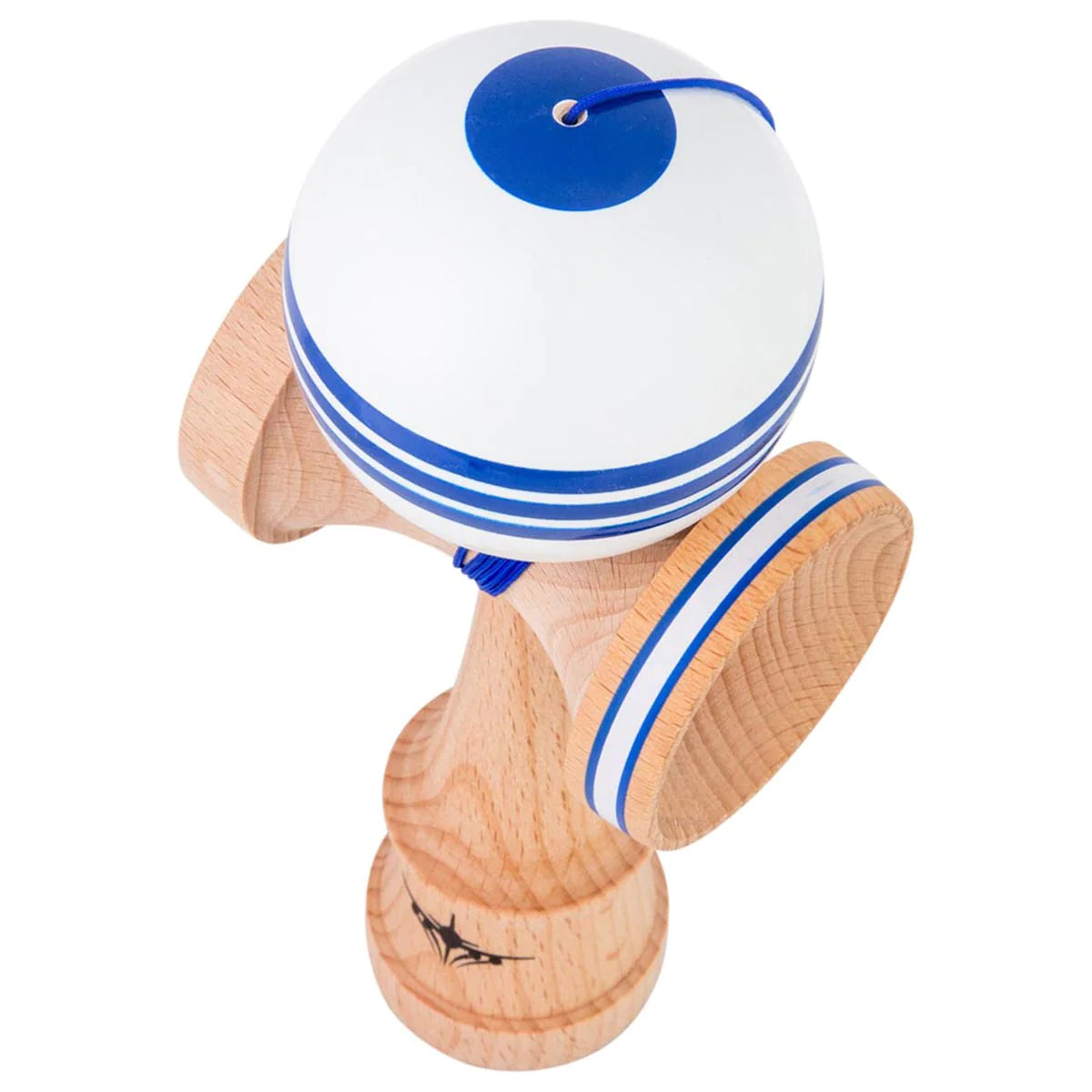 KENDAMA USA 改善TRIPLE STRIPE -JETシェイプ - WHITE & BLUE - スティッキー塗装