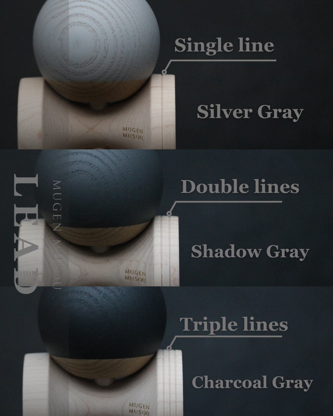 【玉のみ】MUGEN MUSOU 【LEAD】-Charcoal Gray-