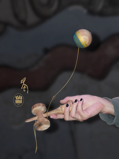 Crane Kendama "SHU" KENDAMA - 凫（FU） - QIU SHAPE