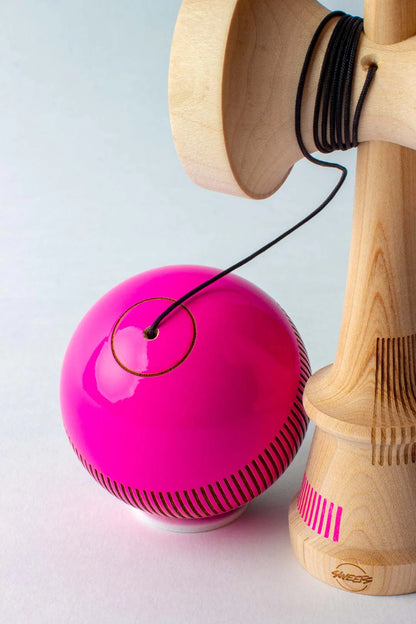 SWEETS KENDAMAS - BROKEN BONES - ELECTRIC PINK - BROKENシェイプ【スティッキー塗装】