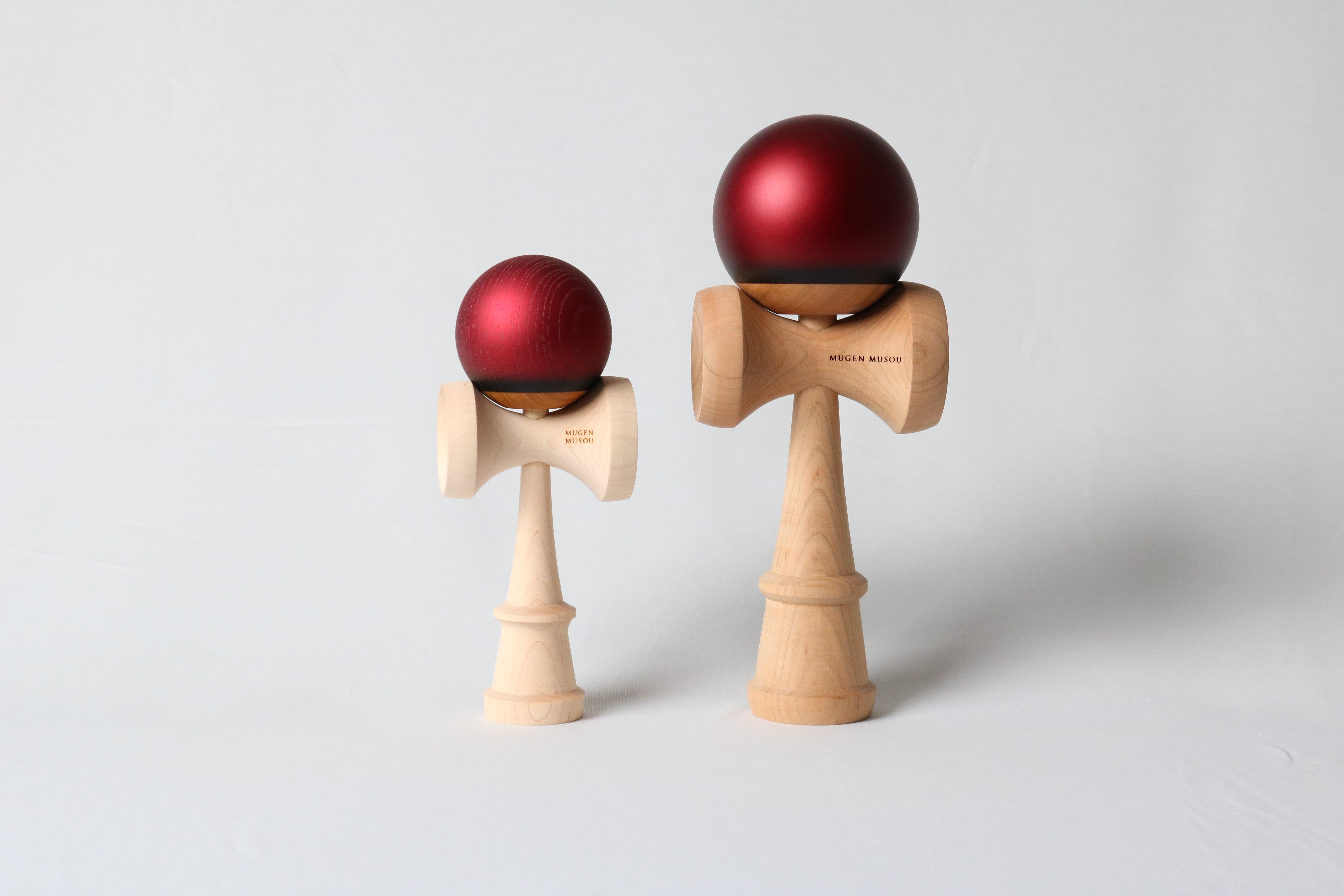 Mugen Musou けん玉 赤 ✨夢元無双 MUGEN MUSOU けん玉 競技 イワタ木工 ブルー×レッド