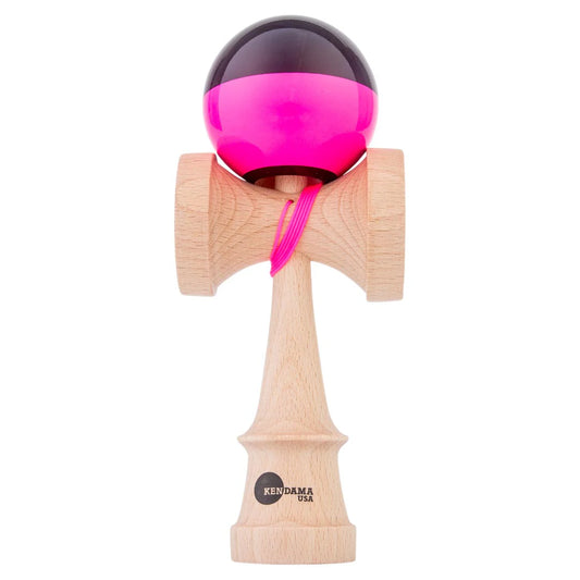 KENDAMA USA 改善Half -JETシェイプ - Pink & Black - スティッキー塗装