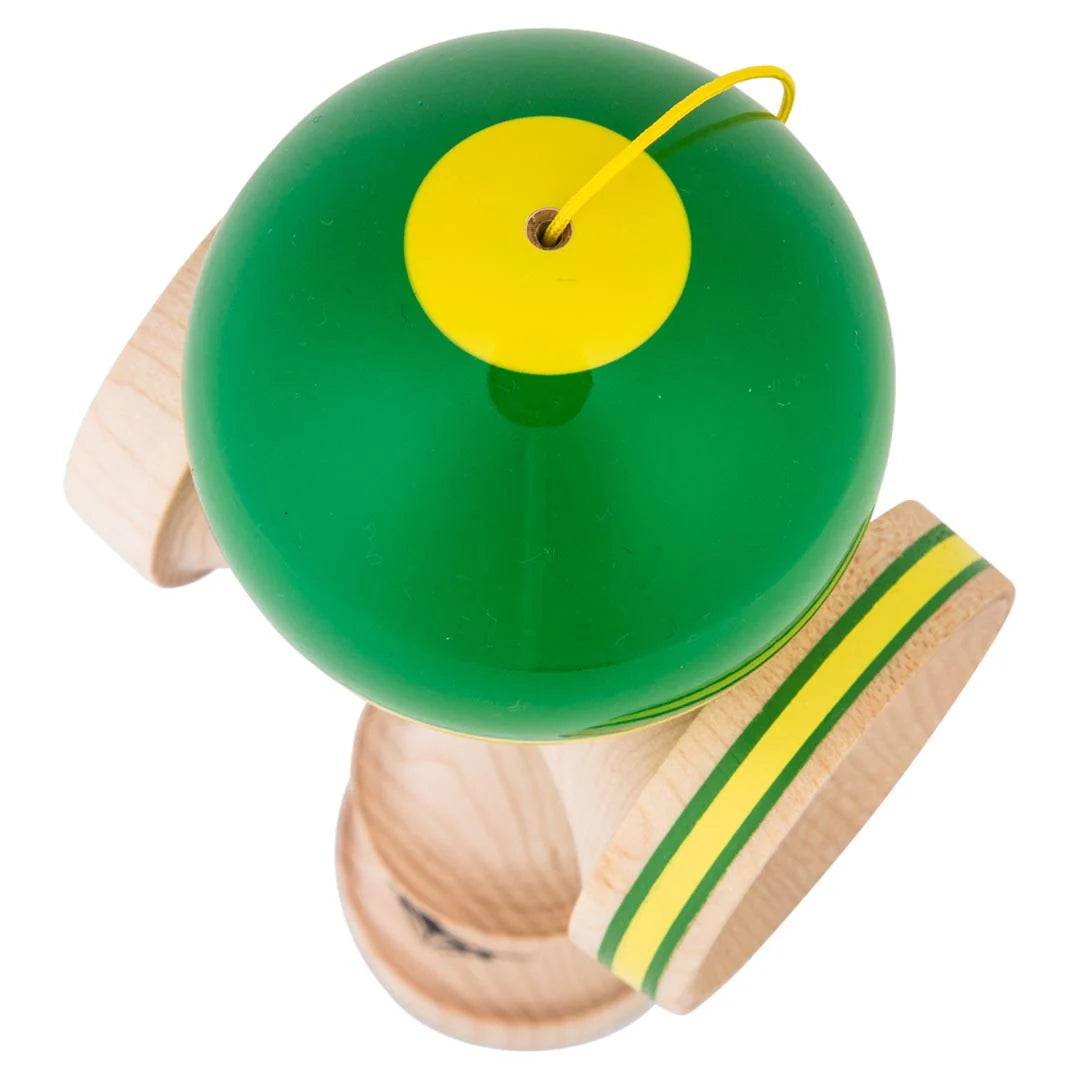 KENDAMA USA 改善Sunrise - JETシェイプ - Green & Yellow