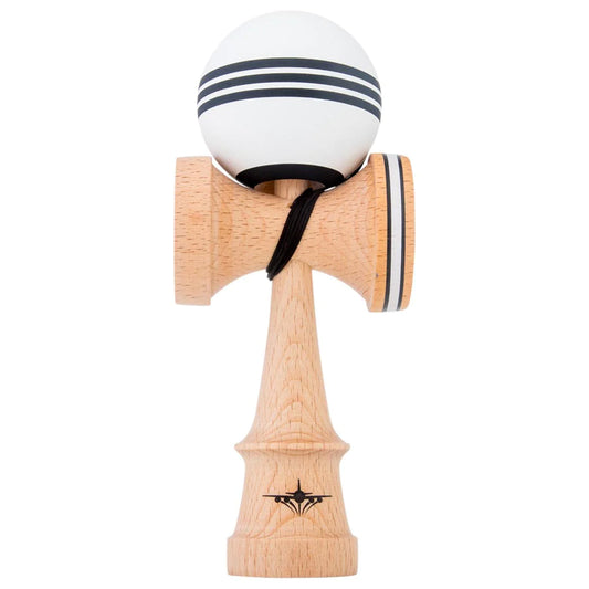 KENDAMA USA 改善TRIPLE STRIPE -JETシェイプ - BLACK & WHITE - シルク塗装