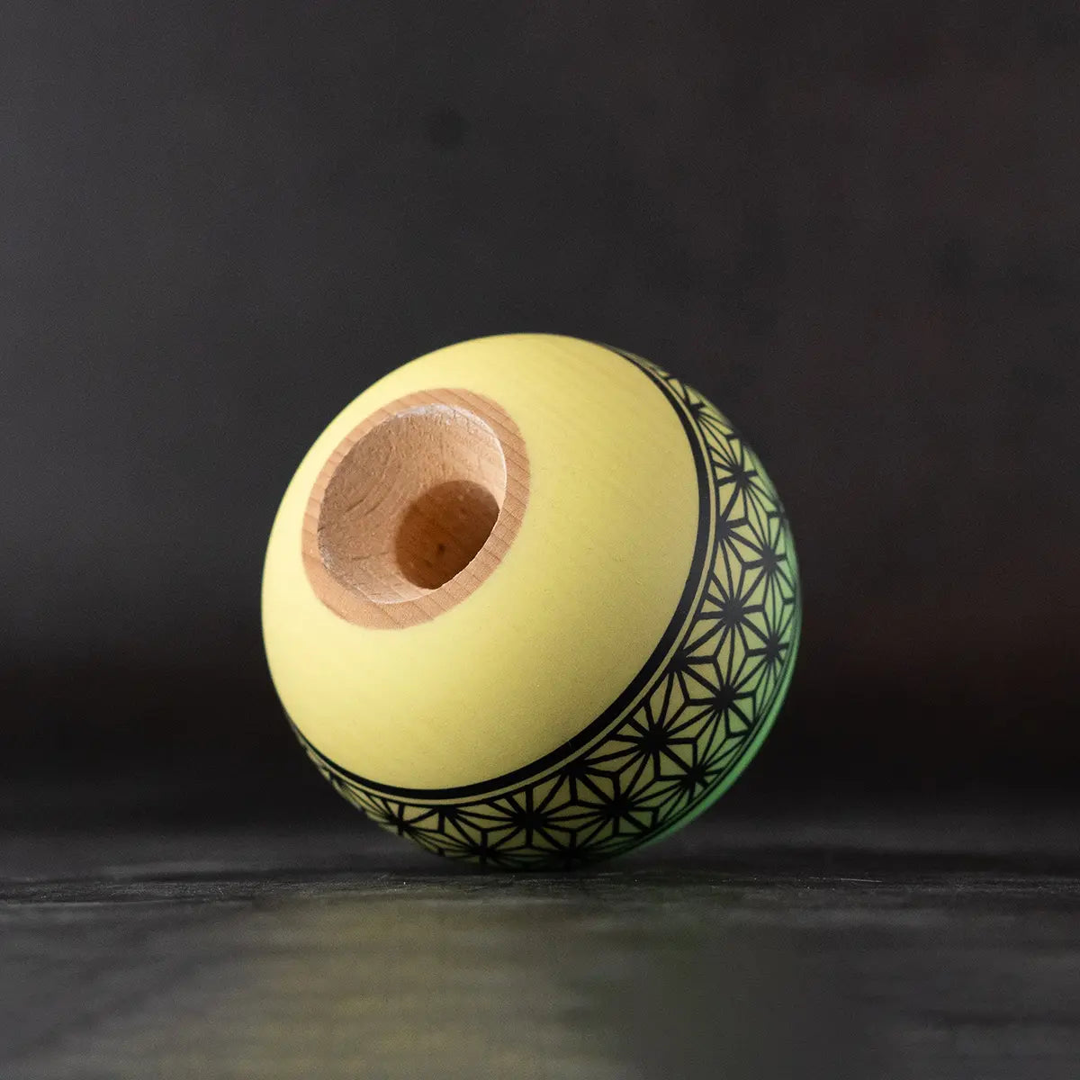 【玉のみ】Kendama Israel -Asanoha Green / Yellow🦏-