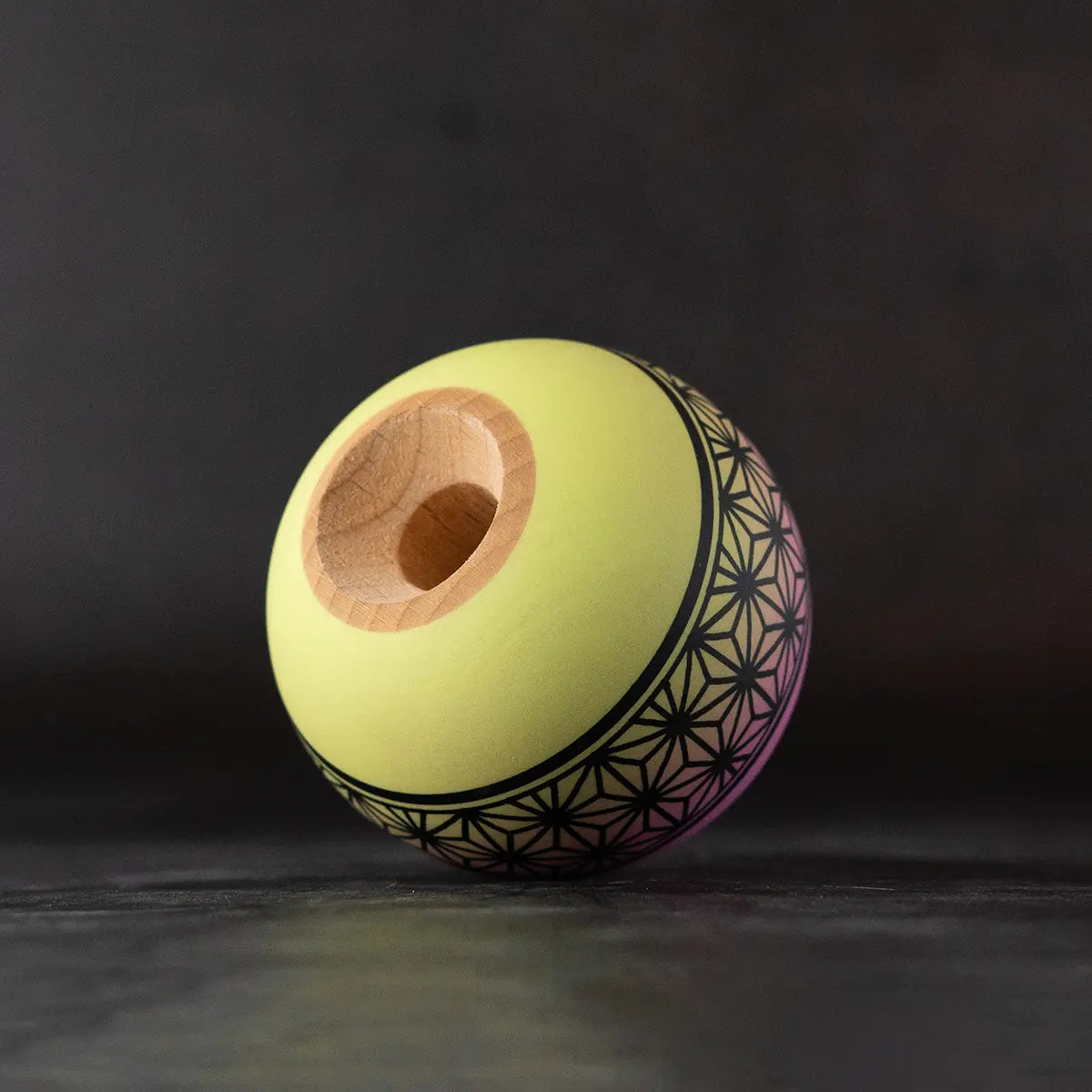 【玉のみ】Kendama Israel -Asanoha Pink/Lime🦏-