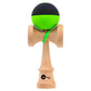 KENDAMA USA Improved Half - Nova Shape - Green &amp; Black - Silk Painting